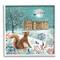 Stupell Industries Squirrel Watching Santa Claus Framed Giclee Art